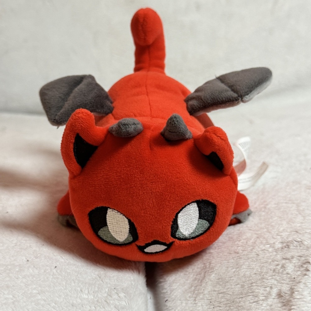 Aphmau MeeMeows Plush Devil Cat Red 6" with Wings and Horns